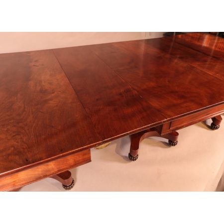 Georgianischer antiker Esstisch Mahagoni englisch ca 1830