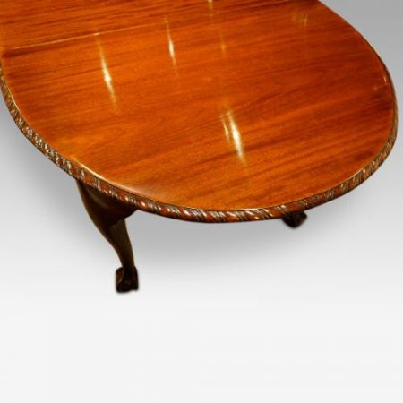 Antiker englischer Mahagoni Esstisch ca 1920