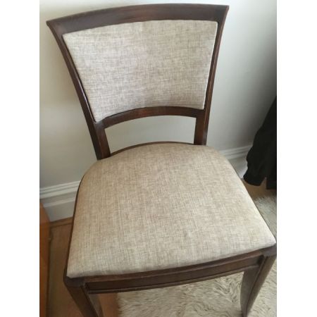 Antiker Art Deco Esstisch Palisander Stühle britisch ca 1925