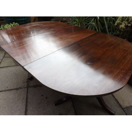 Georgianischer englischer Mahagoni Esstisch antik ca 1790