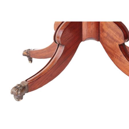 Britischer Regency Esstisch Mahagoni antik ca 1820