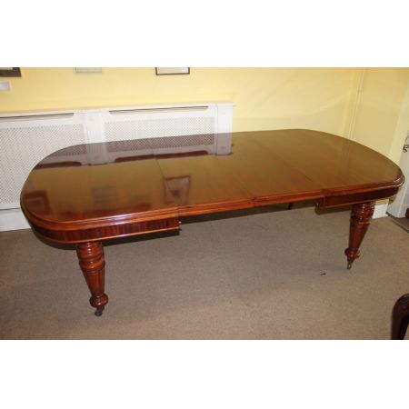 Viktorianischer antiker Esstisch Mahagoni englisch ca 1870