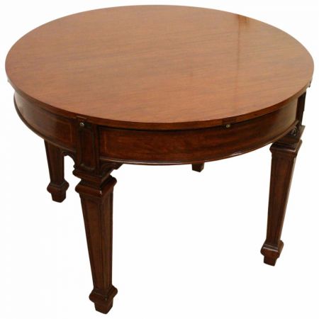 Britischer antiker Mahagoni Esstisch original Waring & Gillows ca 1900