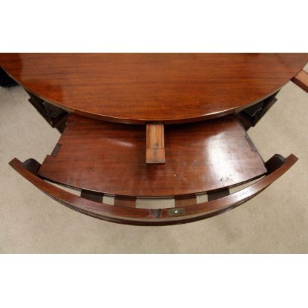 Britischer antiker Mahagoni Esstisch original Waring & Gillows ca 1900