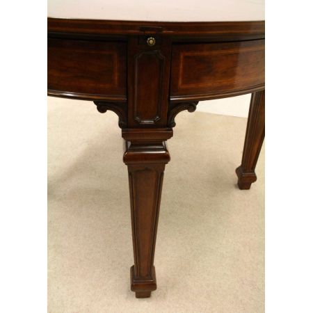 Britischer antiker Mahagoni Esstisch original Waring & Gillows ca 1900