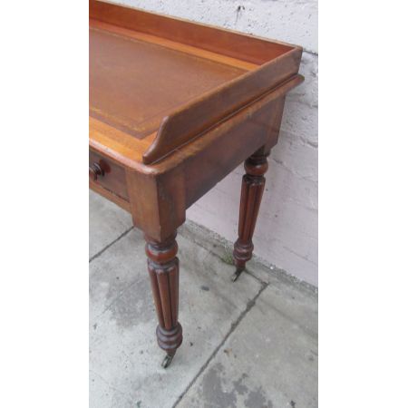 Antiker viktorianischer Mahagoni Schreibtisch britisch ca 1850