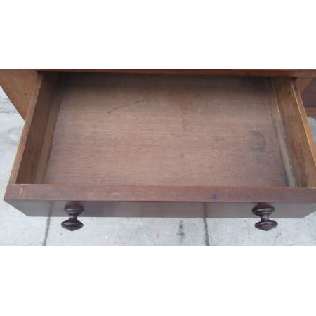 Antiker viktorianischer Mahagoni Schreibtisch britisch ca 1850