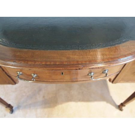 Edwardianischer antiker Mahagoni Schreibtisch englisch ca 1900