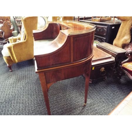 Britischer Mahagoni Schreibtisch original antik ca 1890