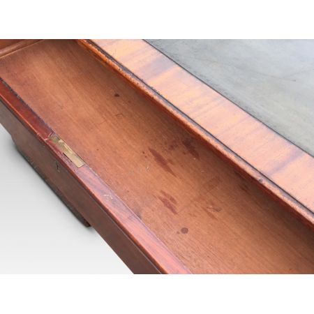 Britischer Schreibtisch Mahagoni antik ca 1880