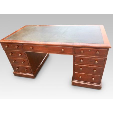 Britischer Schreibtisch Mahagoni antik ca 1880