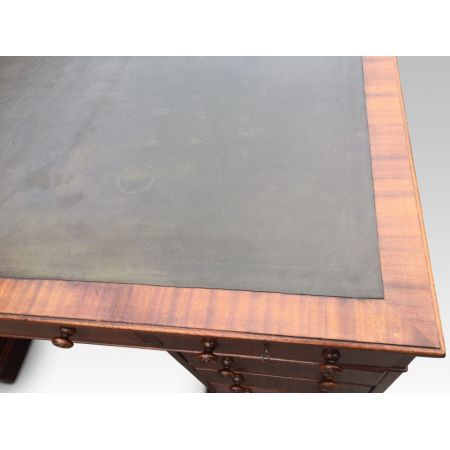 Britischer Schreibtisch Mahagoni antik ca 1880