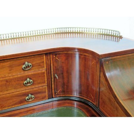 Antiker britischer Schreibtisch Mahagoni ca 1900