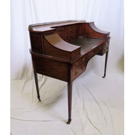 Antiker britischer Schreibtisch Mahagoni ca 1900