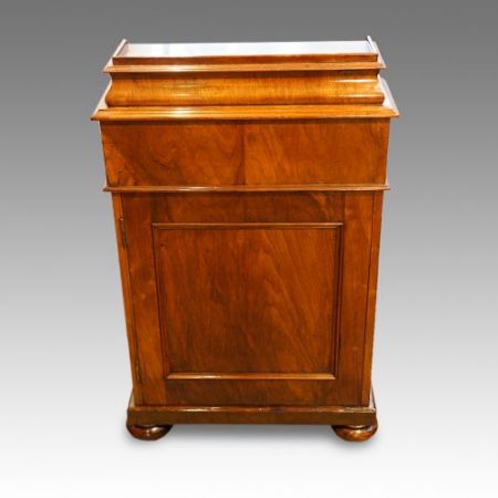 Viktorianischer Davenport Schreibtisch Nussbaum antik ca 1860