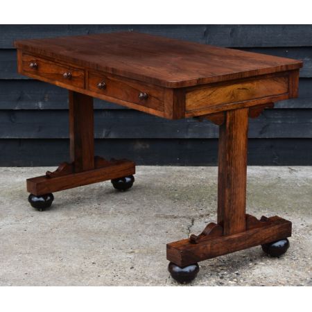 Antiker Regency Palisander Schreibtisch britisch ca 1820