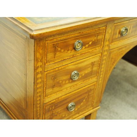 Antiker englischer Mahagoni Schreibtisch original ca 1900