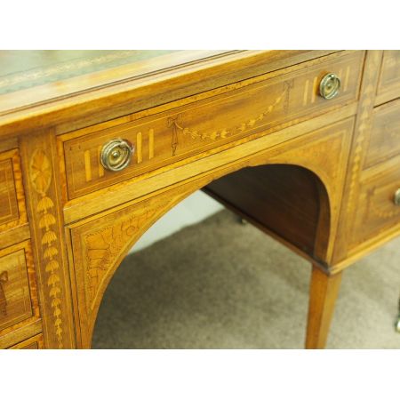 Antiker englischer Mahagoni Schreibtisch original ca 1900