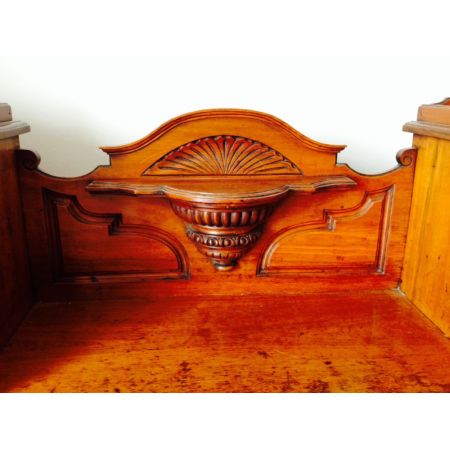 Viktorianischer Mahagoni Schreibtisch britisch antik ca 1890