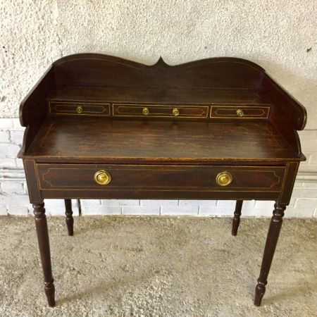 Englischer Regency Kiefern Schreibtisch Weichholz antik ca 1820