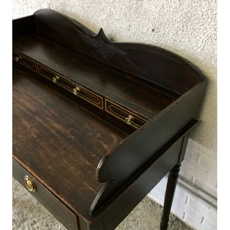 Englischer Regency Kiefern Schreibtisch Weichholz antik ca 1820