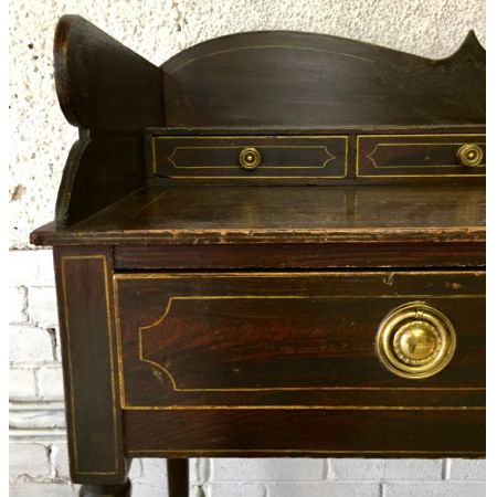 Englischer Regency Kiefern Schreibtisch Weichholz antik ca 1820