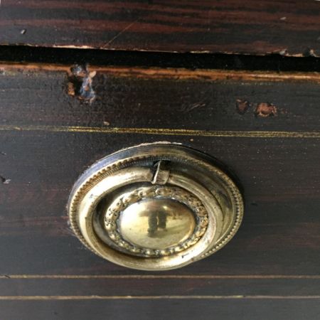 Englischer Regency Kiefern Schreibtisch Weichholz antik ca 1820