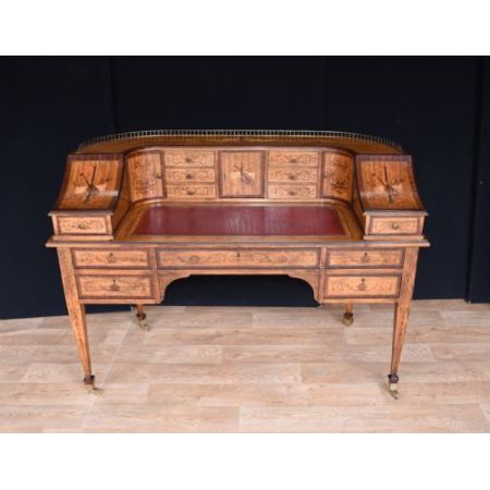 Antiker Regency Satinholz Schreibtisch englisch ca 1930