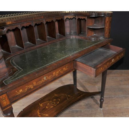 Antiker Regency Schreibtisch Mahagoni britisch ca 1820