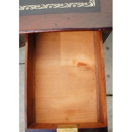 Edwardianischer Mahagoni Schreibtisch original antik ca 1890