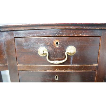 Edwardianischer Mahagoni Schreibtisch original antik ca 1890