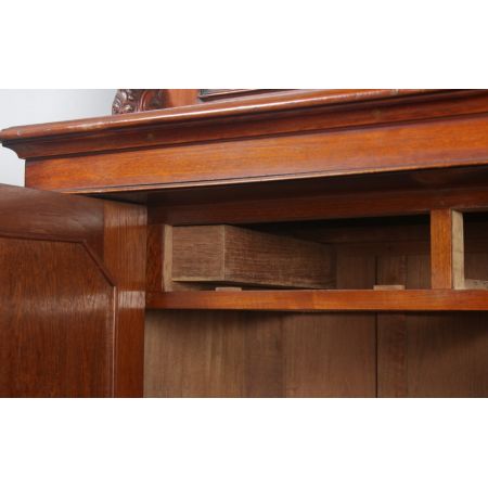 Antiker anglo-indischer viktorianischer Mahagoni Bücherschrank britisch ca 1870