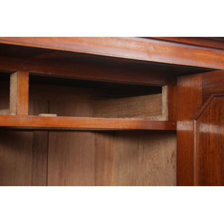 Antiker anglo-indischer viktorianischer Mahagoni Bücherschrank britisch ca 1870