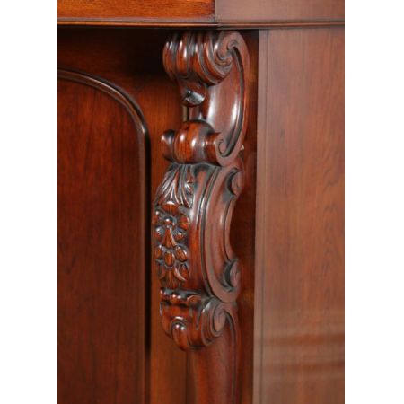 Antiker anglo-indischer viktorianischer Mahagoni Bücherschrank britisch ca 1870