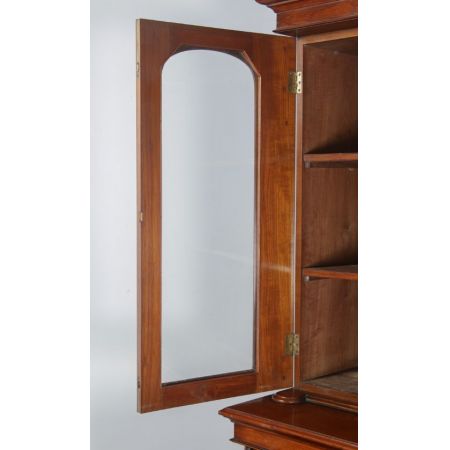 Antiker anglo-indischer viktorianischer Mahagoni Bücherschrank britisch ca 1870