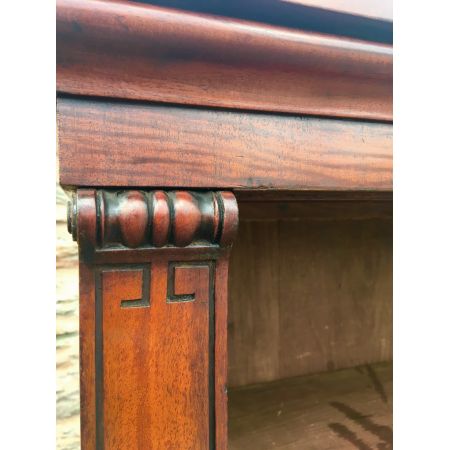 Antiker britischer Mahagoni Bücherschrank ca 1890