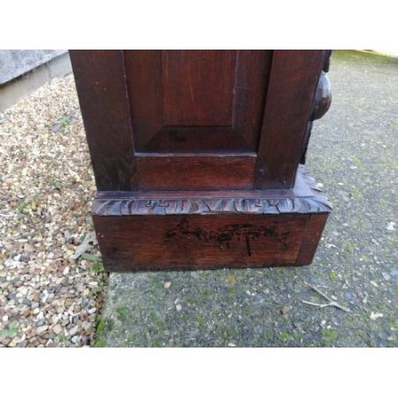 Viktorianisches antikes Eichen Bücherregal englisch ca 1860