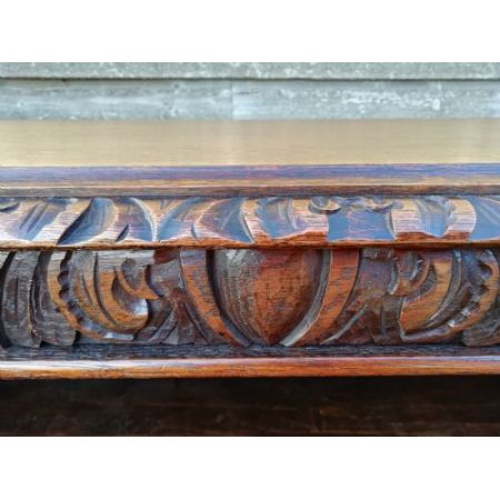 Viktorianisches antikes Eichen Bücherregal englisch ca 1860