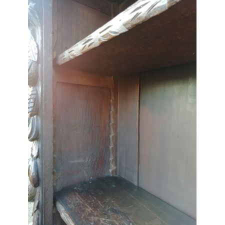 Viktorianisches antikes Eichen Bücherregal englisch ca 1860