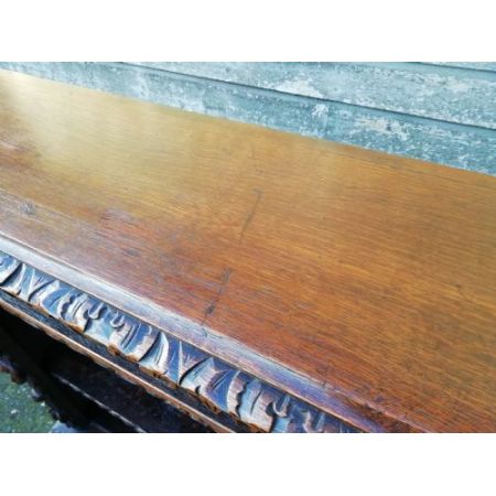 Viktorianisches antikes Eichen Bücherregal englisch ca 1860