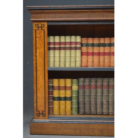 Viktorianischer antiker Eichen Bücherschrank englisch ca 1880