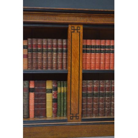 Viktorianischer antiker Eichen Bücherschrank englisch ca 1880