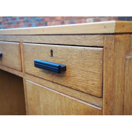 Antiker englischer Schreibtisch Eiche ca 1930