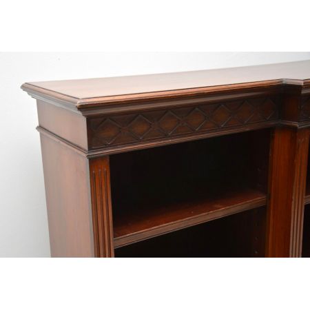 Antikes viktorianisches Mahagoni Bücherregal britisch ca 1900