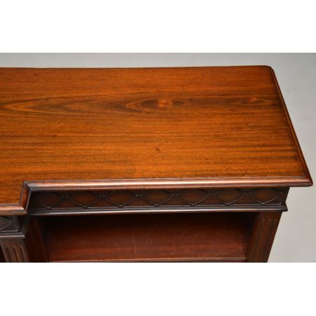 Antikes viktorianisches Mahagoni Bücherregal britisch ca 1900