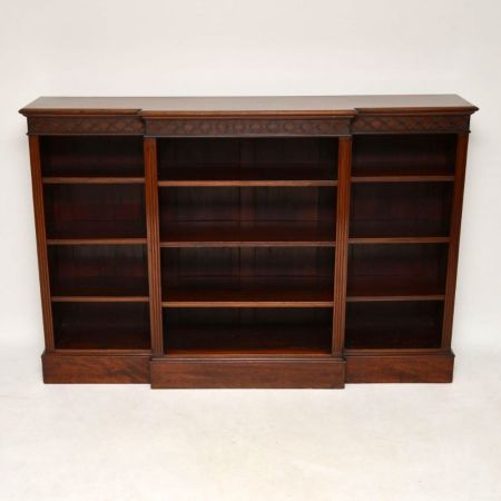 Antikes viktorianisches Mahagoni Bücherregal britisch ca 1900