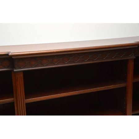 Antikes viktorianisches Mahagoni Bücherregal britisch ca 1900