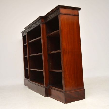 Antikes viktorianisches Mahagoni Bücherregal britisch ca 1900