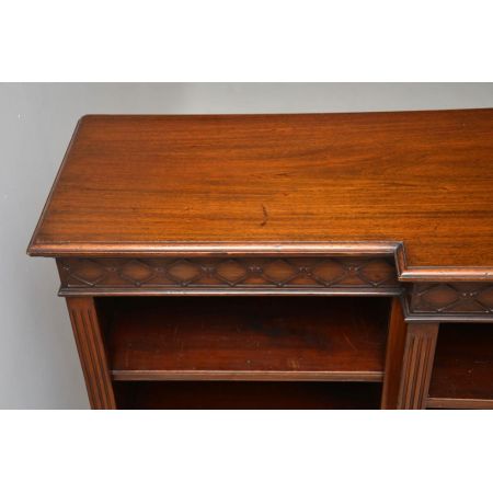 Antikes viktorianisches Mahagoni Bücherregal britisch ca 1900