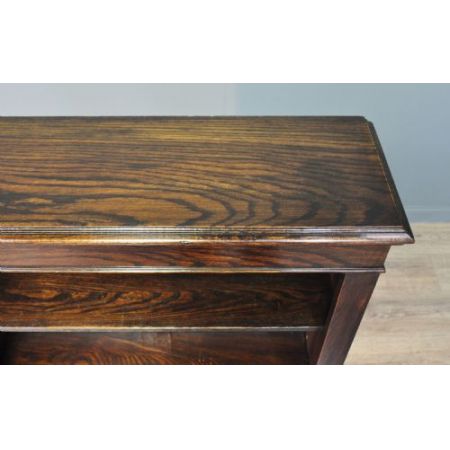 Antikes viktorianisches Eichen Bücherregal englisch ca 1880